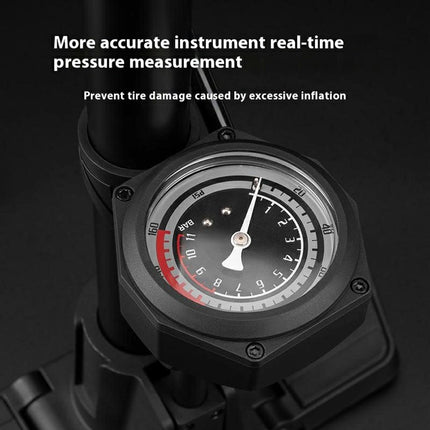 1933Pompe bici a pedale 150 PSI alta pressione con manometro