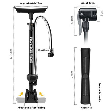 1933Pompe bici a pedale 150 PSI alta pressione con manometro