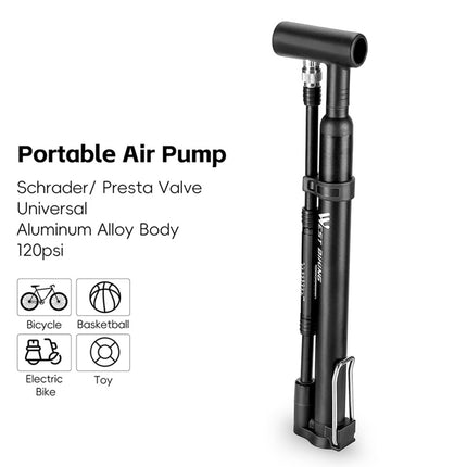 1912Pompe vélo portable 120 PSI haute pression Presta Schrader