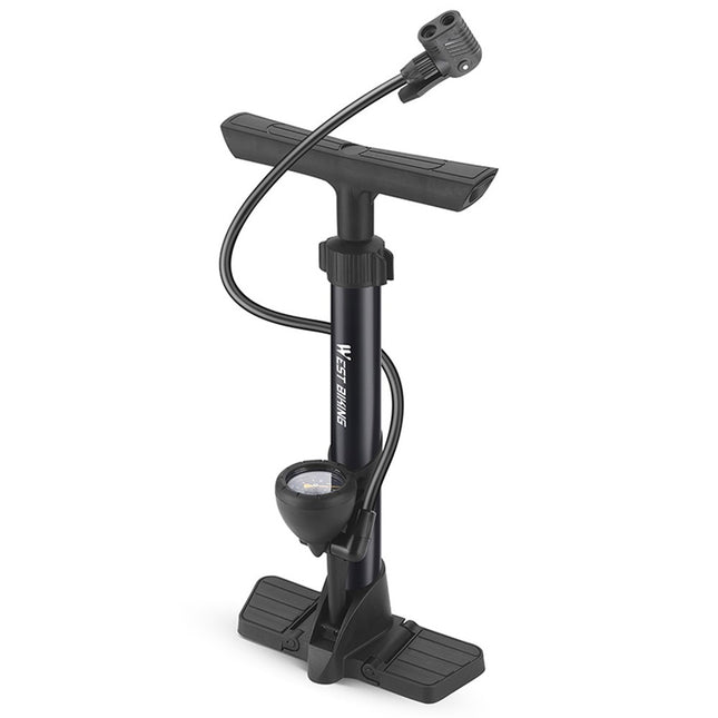 1898Pompe high pressure bike 160 PSI metal with pressure gauge