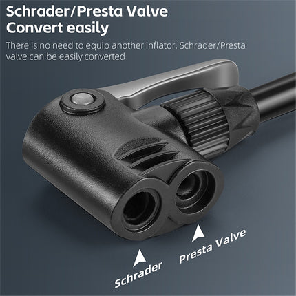 1917Pompe high pressure bike pump with wide handle for motorcycle