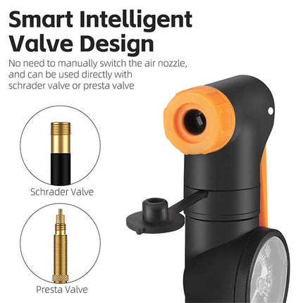 1941Pompe mini portable bike with pressure gauge