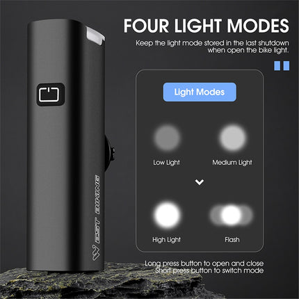 398Phare vélo intelligent WEST BIKING YP0701353, induction vibration, IP65