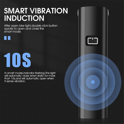 398Phare vélo intelligent WEST BIKING YP0701353, induction vibration, IP65