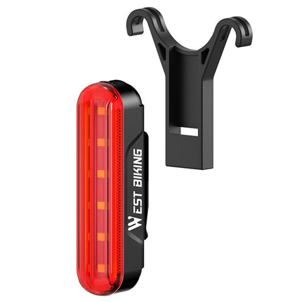 224Feu arrière WEST BIKING LD80-s, capteur de freinage, 3 modes, lampe stop