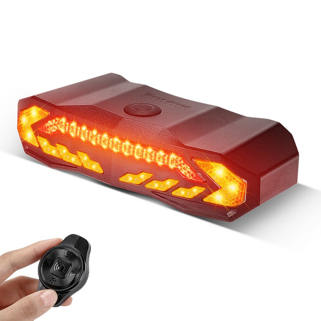 245Feu arrière vélo WEST BIKING YP0701372, alarme antivol et télécommande, IPX65