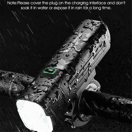 391Phare vélo 1000 lumens WEST BIKING YB0701387, rechargeable USB, 7 modes