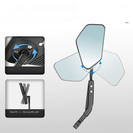 Mirall retrovisor per a bicicleta esquerre gran angular HD 360° WESTBIKING