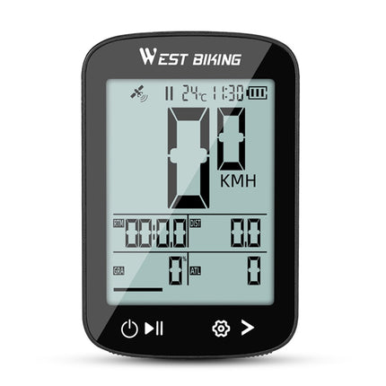 397Compteur GPS vélo sans fil WEST BIKING YP0702113 certifié CE