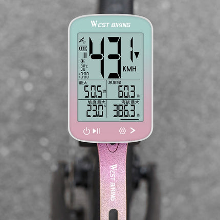 Belaidis GPS greičio matuoklis dviračiui WEST BIKING