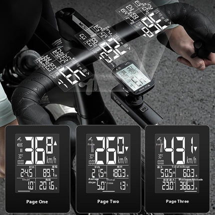 Belaidis GPS greičio matuoklis dviračiui WEST BIKING
