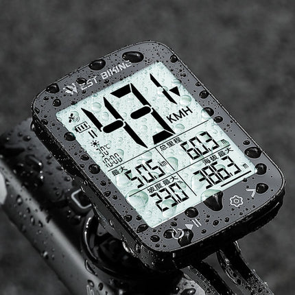 Belaidis GPS greičio matuoklis dviračiui WEST BIKING