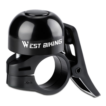 Sonnette cykel tommelfinger aluminium klar lyd WEST BIKING