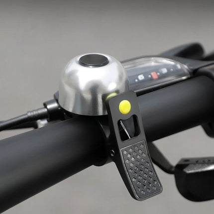 Sonnette cykel tommelfinger aluminium klar lyd WEST BIKING