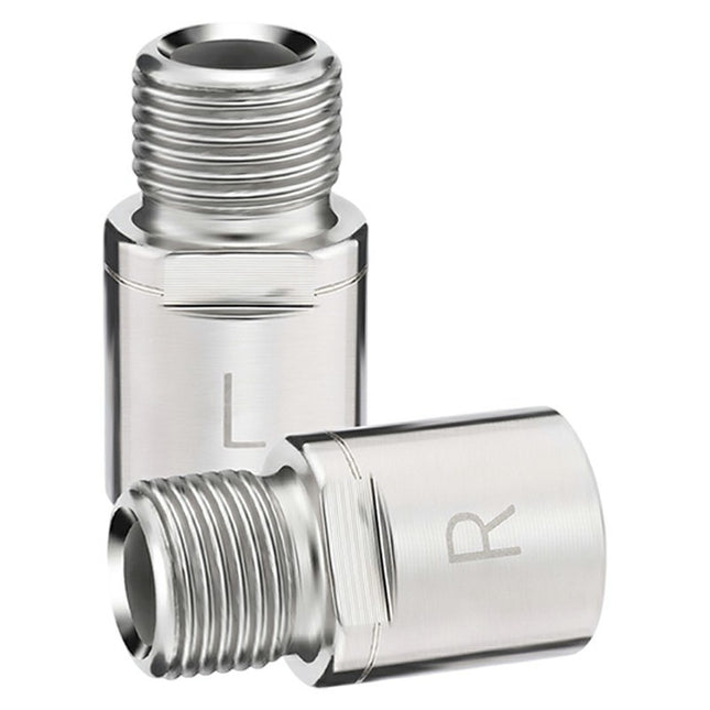 1914 Pair of bike pedal extensions with extended threading for MTB and road