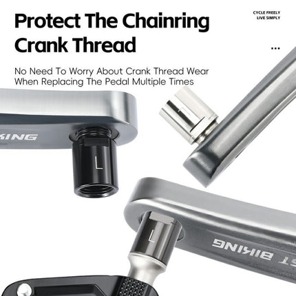 1920 Paio di prolunghe per pedali da bici con filetto allungato per MTB e strada