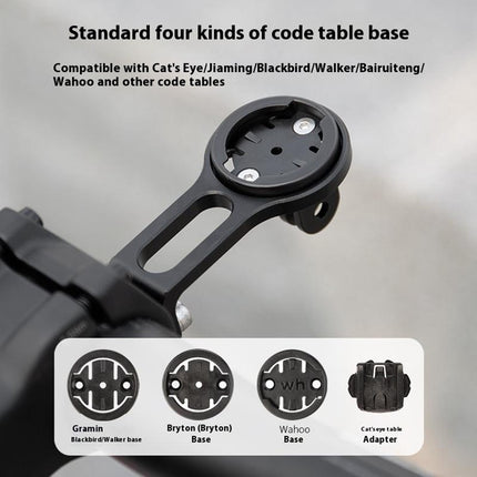 Soporte para cuentakilómetros de bicicleta de aluminio 1986, extensión de manillar