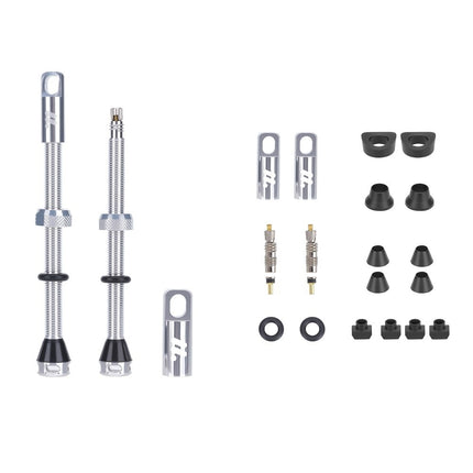 Kit de valves tubeless Presta aluminium WEST BIKING