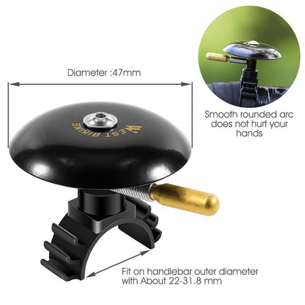 Vintage retro dviračio skambutis aiškiu garsu