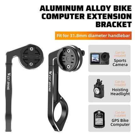 1974Support compteur vélo aluminium pour fixation guidon