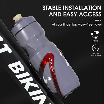 1893 Fahrrad-Trinkflaschenhalter aus Kunststoff mit Schraube für MTB und Straße