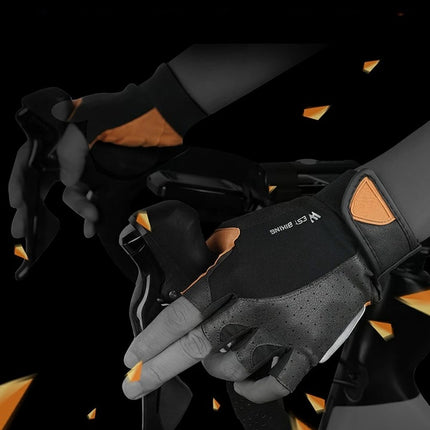 6 Gants de vélo à doigts courts pour moto WEST BIKING
