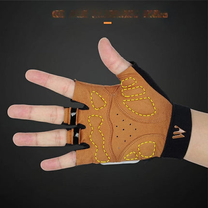 6 Gants de vélo à doigts courts pour moto WEST BIKING