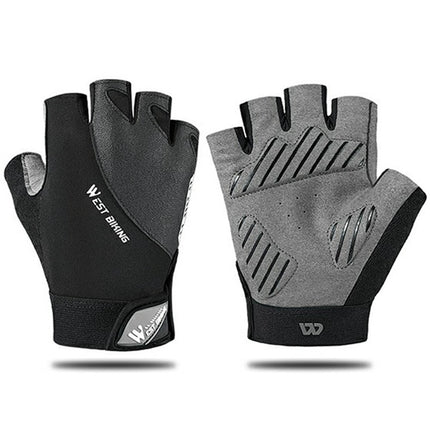 4 Gants de vélo à doigts courts pour moto WEST BIKING