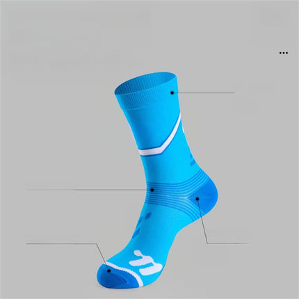Chaussettes de cyclisme respirantes et élastique WEST BIKING