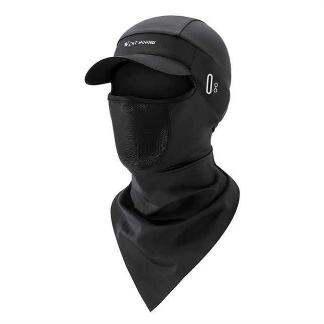 WEST BIKING Cagoule Soie Glacée avec Visière Protection Solaire