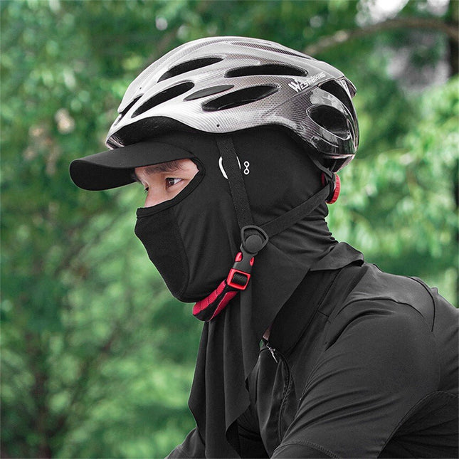 WEST BIKING Cagoule Soie Glacée avec Visière Protection Solaire