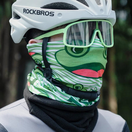 2 ROCKBROS Masque Cyclisme Imprimé Drôle Polaire Hiver