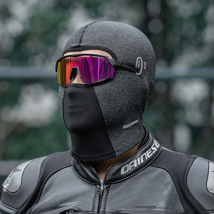 ROCKBROS Cagoule polaire Respirante Trou pour Lunettes