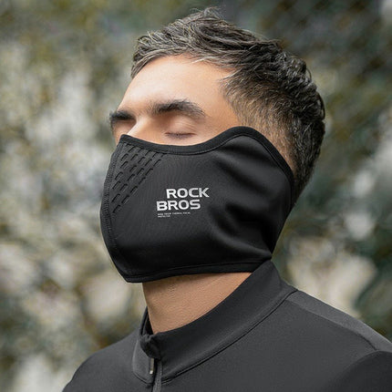 ROCKBROS Masque de cyclisme chaud Écharpe de cou polaire
