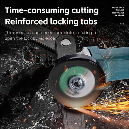 2051 Folding alloy steel bike lock for mountain bike and electric scooter