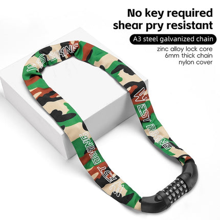 2134Antivol cadena 100 cm para bicicleta, bicicleta eléctrica y patinete eléctrico