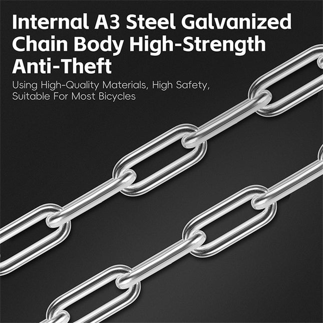 2131 Bike lock chain with 5-digit combination for mountain bike and road bike