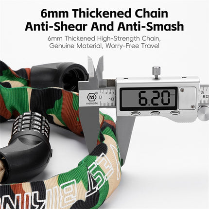 329 Bike lock chain with 5-digit combination for mountain bike and road bike