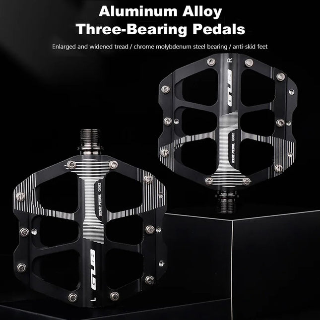 1938 Coppia di pedali bici alluminio 3 cuscinetti per MTB