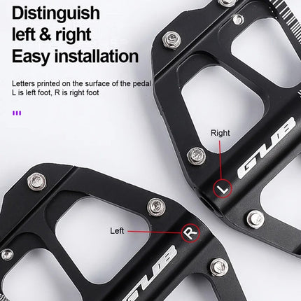 1938 Coppia di pedali bici alluminio 3 cuscinetti per MTB