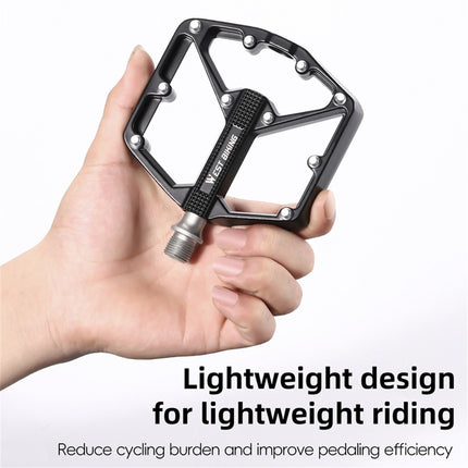 1926 Coppia di pedali bici alluminio 3 cuscinetti