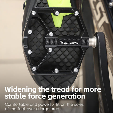 1926 Coppia di pedali bici alluminio 3 cuscinetti