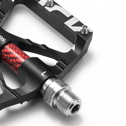Rockbros K307T Pédales de vélo ultralégères à large plateforme - Noir
