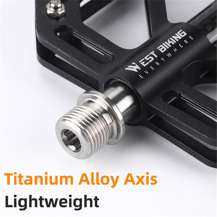 1901 Coppia di pedali bici ultra-leggeri in alluminio