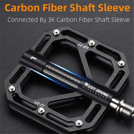 1901 Coppia di pedali bici ultra-leggeri in alluminio