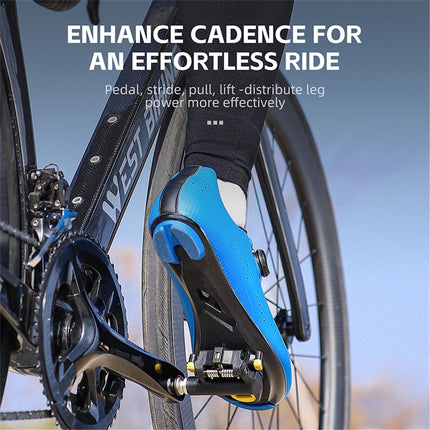 95 Pair of automatic steel Cr-Mo pedals with 2-hole cleats