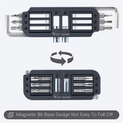 1915 Strumento di riparazione bici 10-in-1 portatile