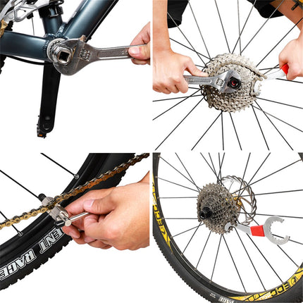 1918Kit bike maintenance cassette/crank extractor, chain breaker, spoke wrench