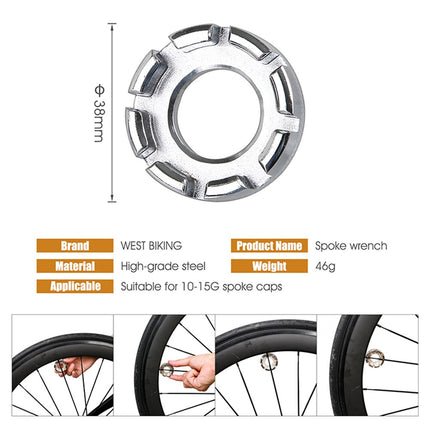 1918Kit bike maintenance cassette/crank extractor, chain breaker, spoke wrench