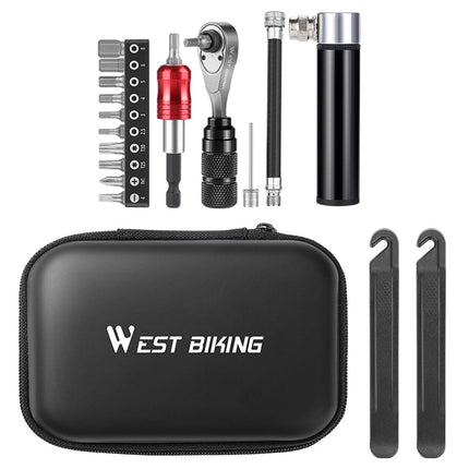 254Kit d’outils WEST BIKING YP0719355, cliquet et embouts, version avancée